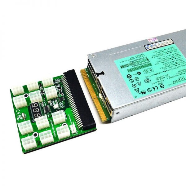 PCIE-64-Pin-to-12x-6-Pin-Breakout-Board-With-PSU