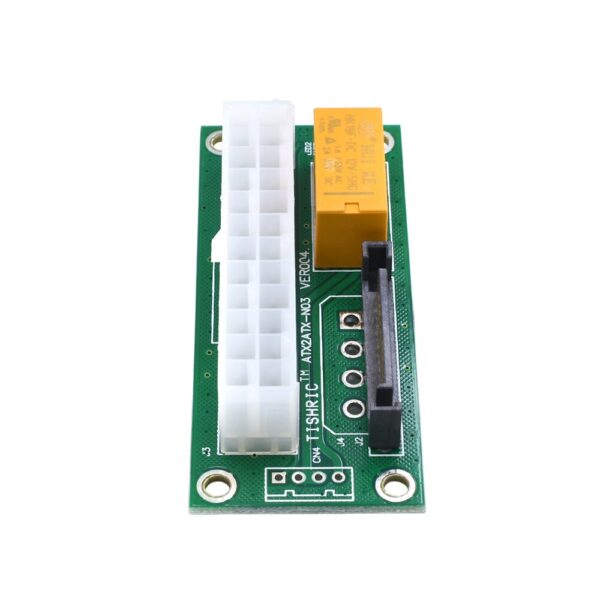Add2psu-Dual-Psu-Power-Supply-Adaptor-Sync-Starter-Extender-ATX-24Pin-To-SATA-15PIN-Power