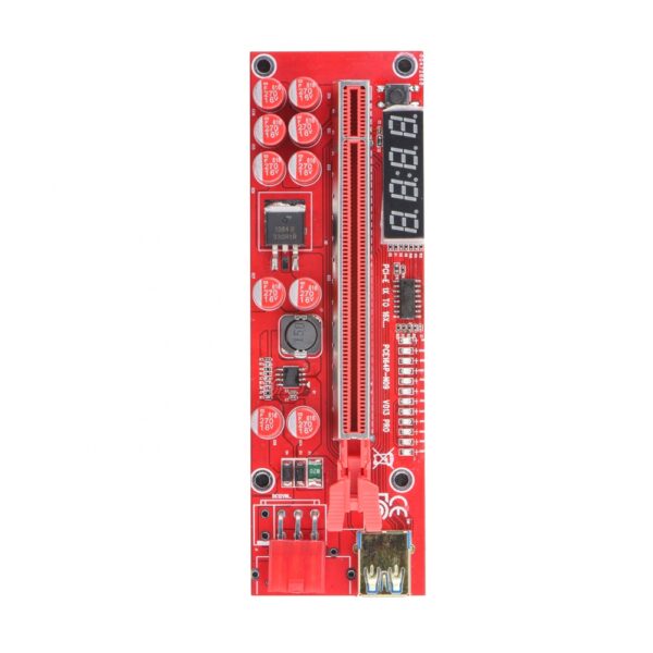 VER013-PRO-USB-3-0-PCI-E-Riser-1X-to-4x-8x-16x-6pin-Top